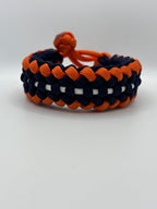 Handmade Sanctified Stitch Paracord Bracelet – Orange
