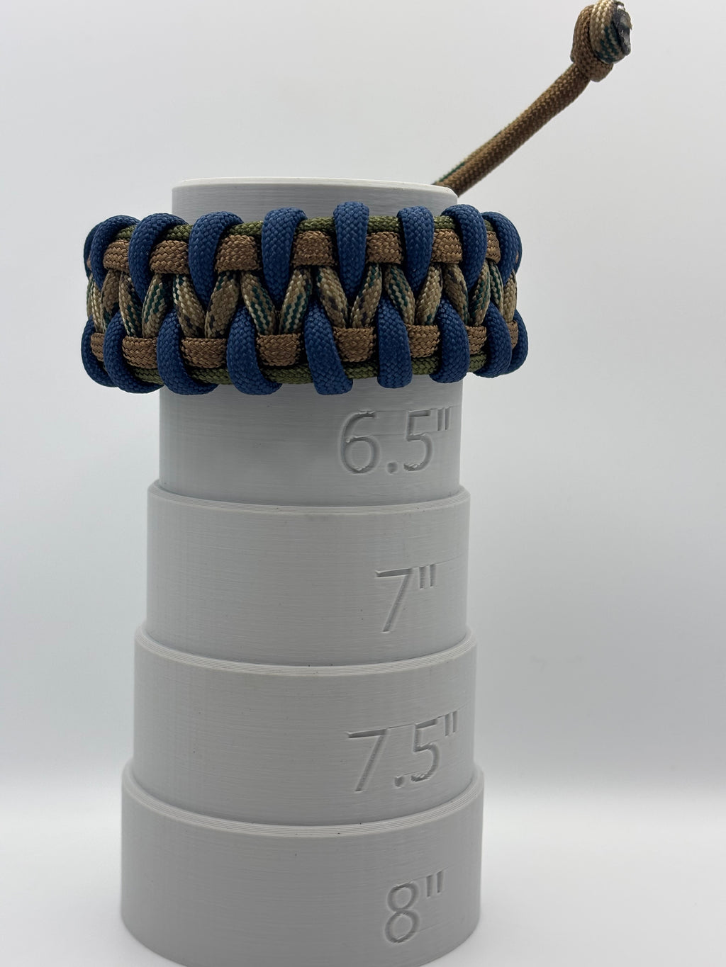 Handmade Cobra Quiver Paracord Bracelet – Adjustable Knot Clasp