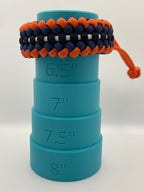 Handmade Sanctified Stitch Paracord Bracelet – Orange