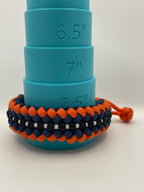 Handmade Sanctified Stitch Paracord Bracelet – Orange