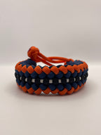 Handmade Sanctified Stitch Paracord Bracelet – Orange