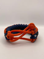 Handmade Sanctified Stitch Paracord Bracelet – Orange