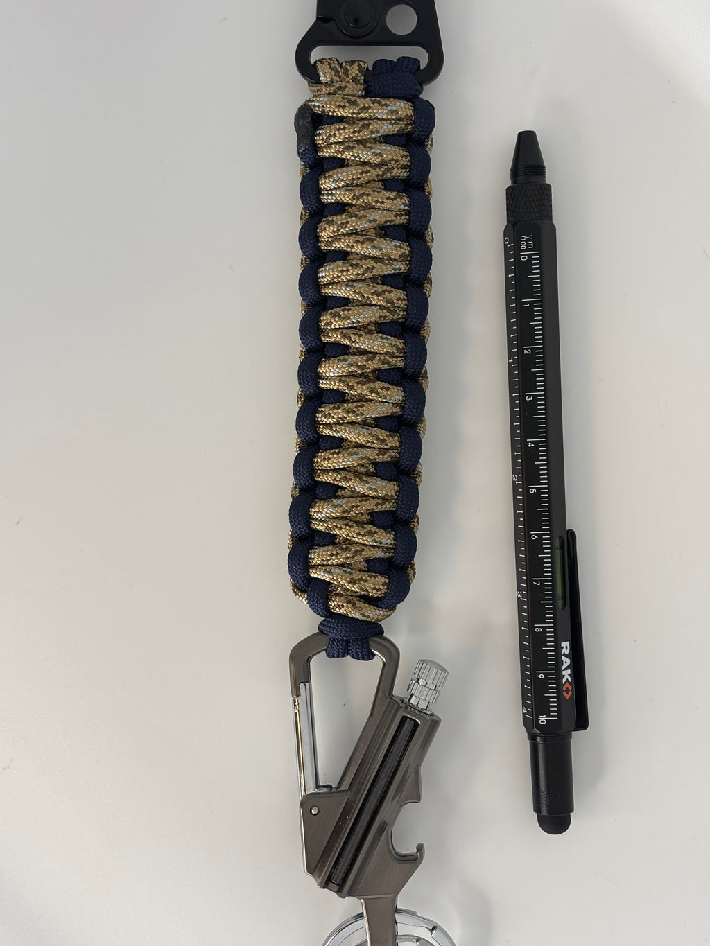 Metal “Forever” Match Paracord Keychain