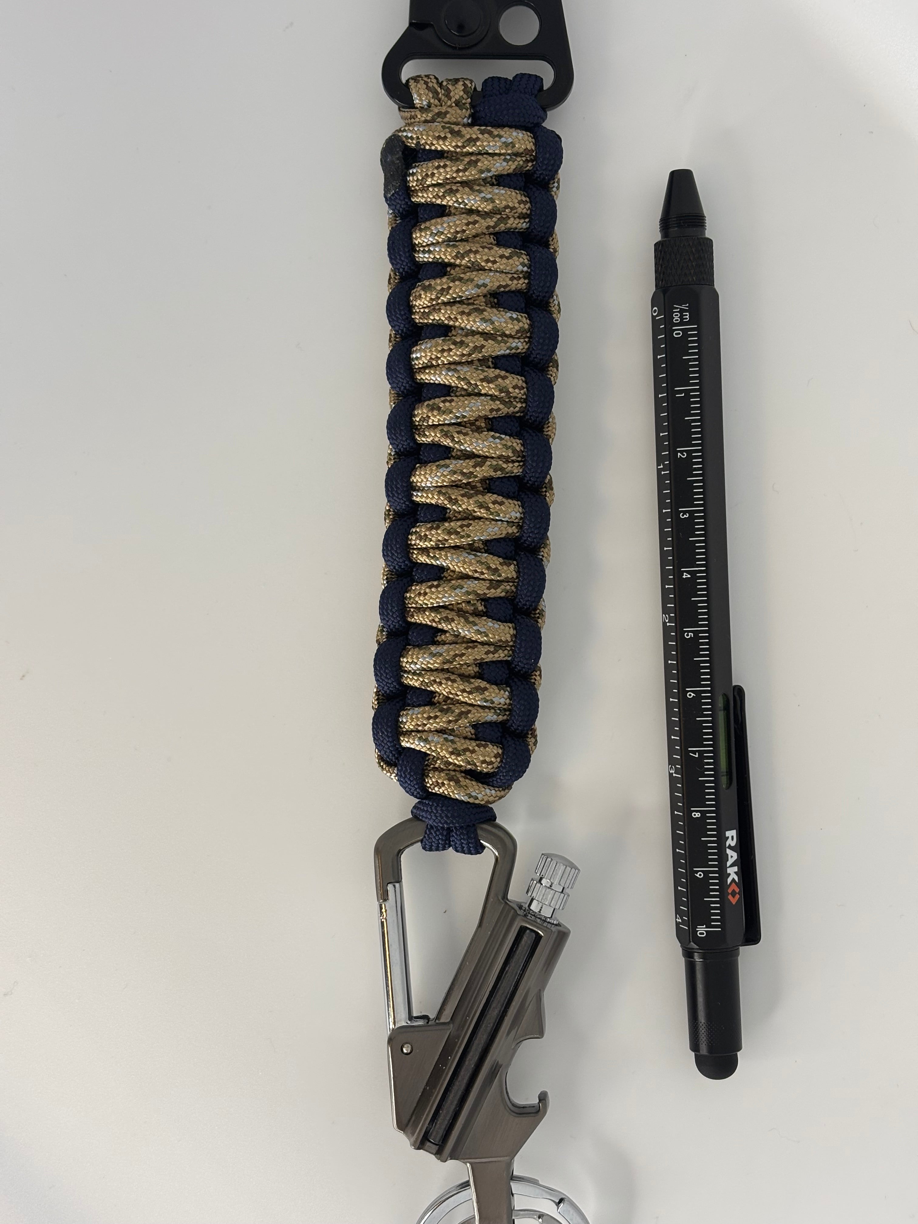 Metal “Forever” Match Paracord Keychain