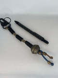 African Bead Paracord Keychain