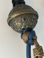 African Bead Paracord Keychain