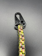 Grenade Square Knot Multi-Color & OD Green Keychain