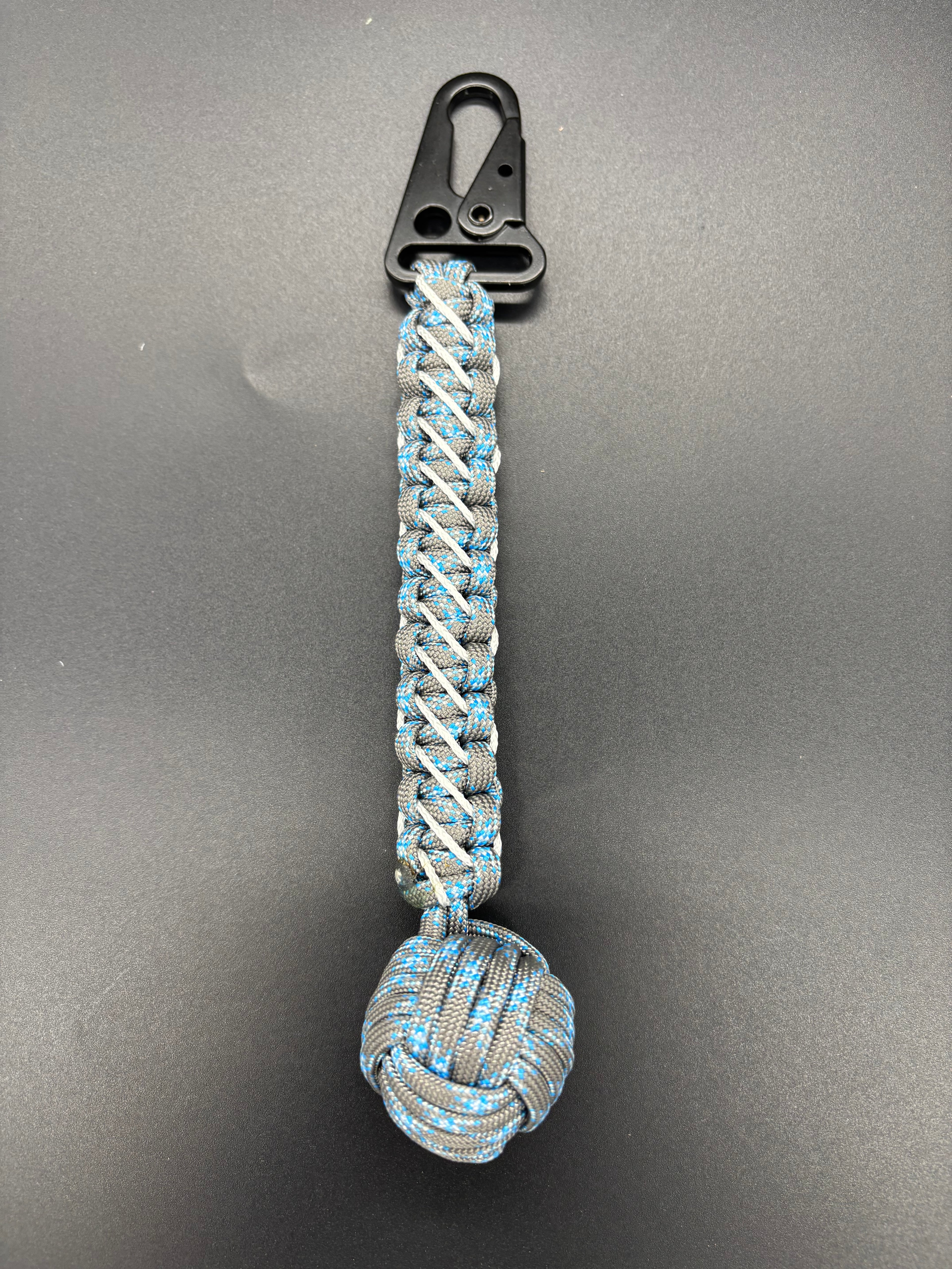 Handmade Monkey Fist Paracord Keychain