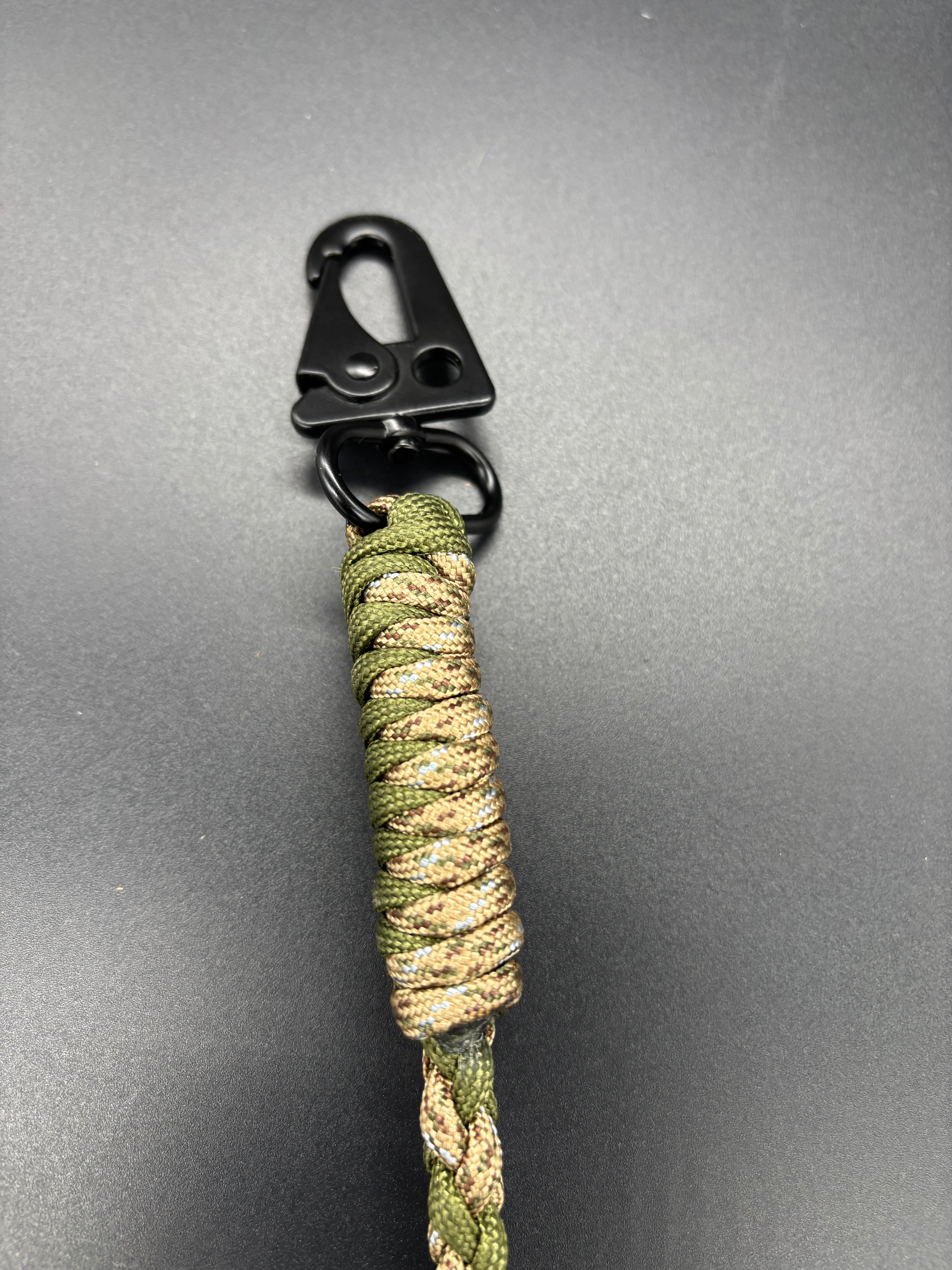 Camo & OD Green Mini WIP Monkey Fist Keychain