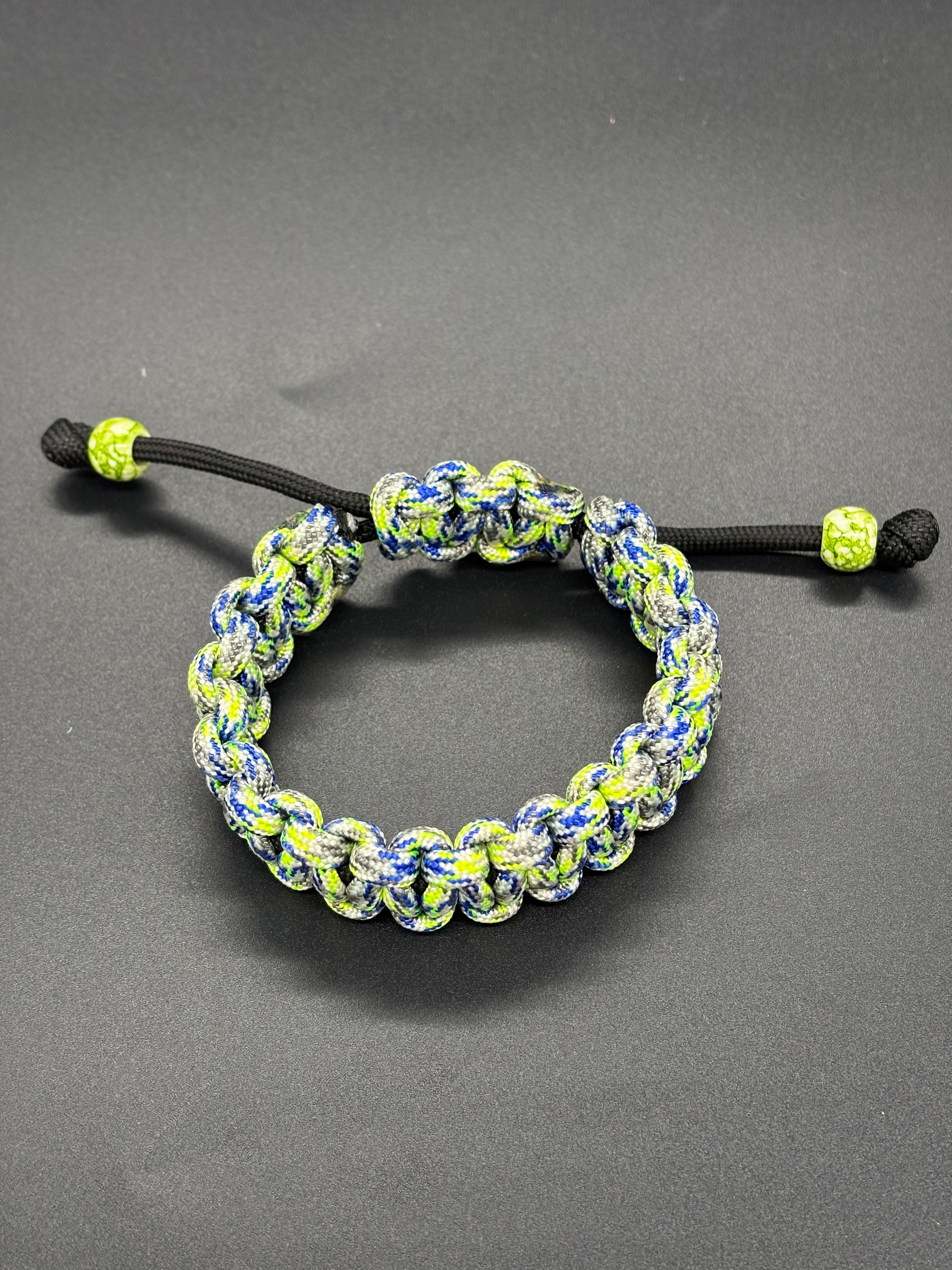 Cobra Adjustable Multi-Colored Paracord Bracelet