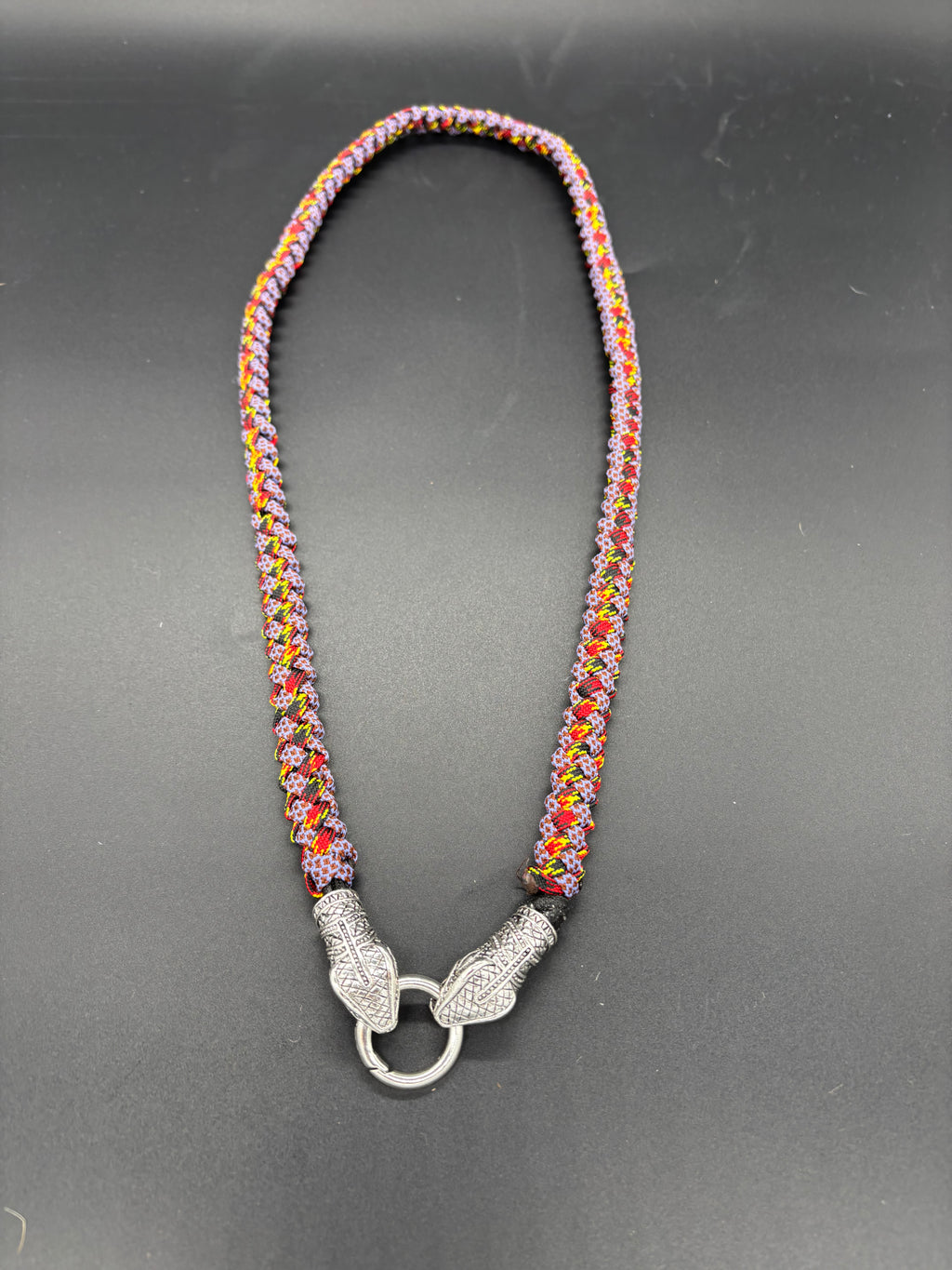 Double Snake Head Necklace