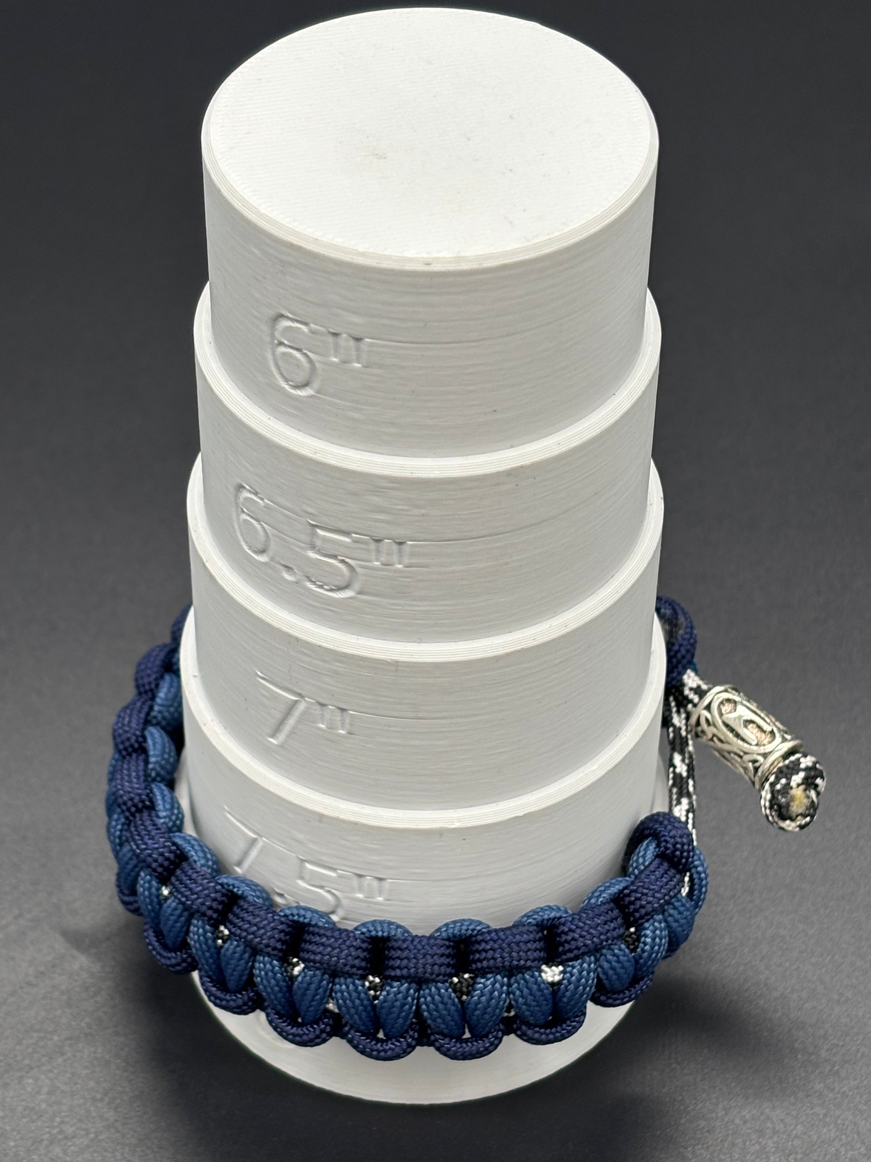 Cobra Adjustable Paracord Bracelet with Rune Beads