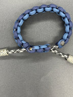Cobra Adjustable Paracord Bracelet with Rune Beads