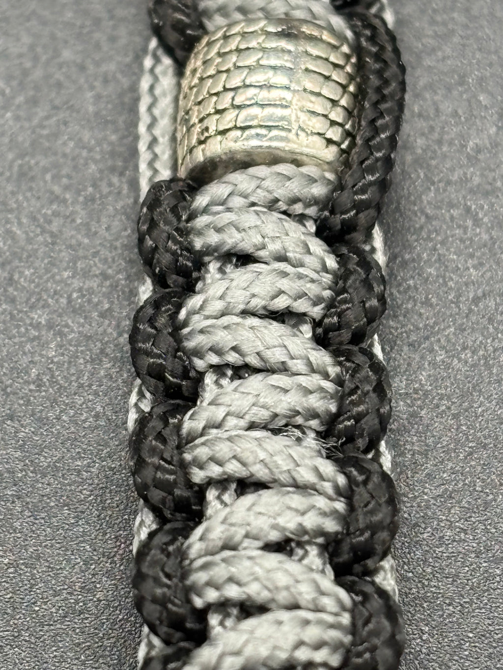 African Spearhead Bead Keychain