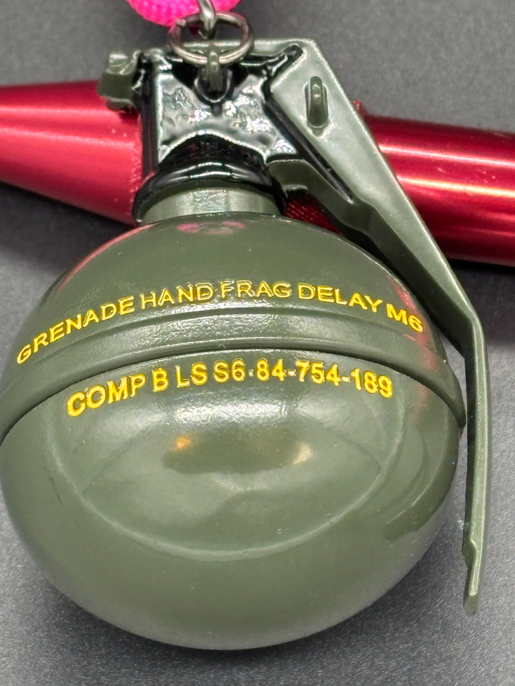 Monkey Fist Round Braid Multi Blue & Gray Keychain (Copy)