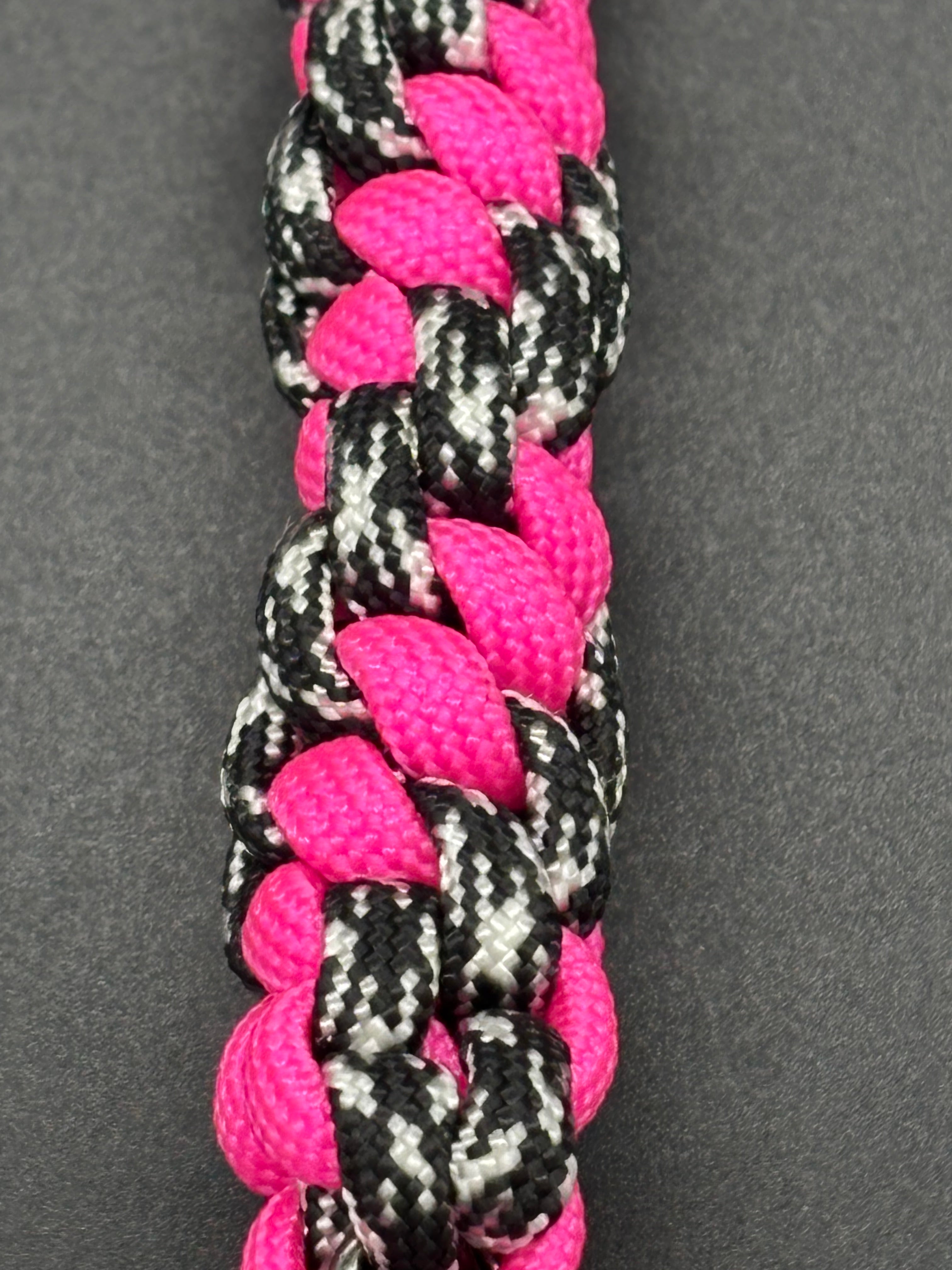 Monkey Fist Round Braid Multi Blue & Gray Keychain (Copy)