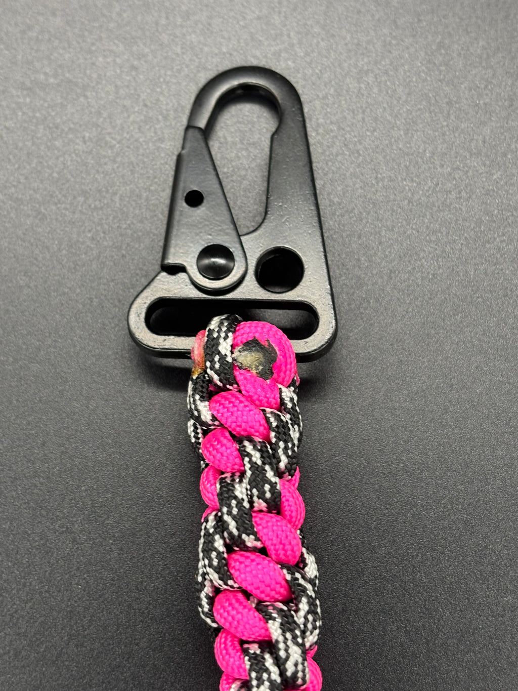 Monkey Fist Round Braid Multi Blue & Gray Keychain (Copy)