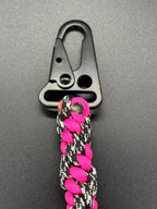 Monkey Fist Round Braid Multi Blue & Gray Keychain (Copy)