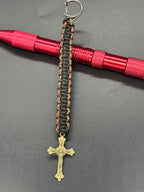 Cross Keychain with Small Lobster Clasp