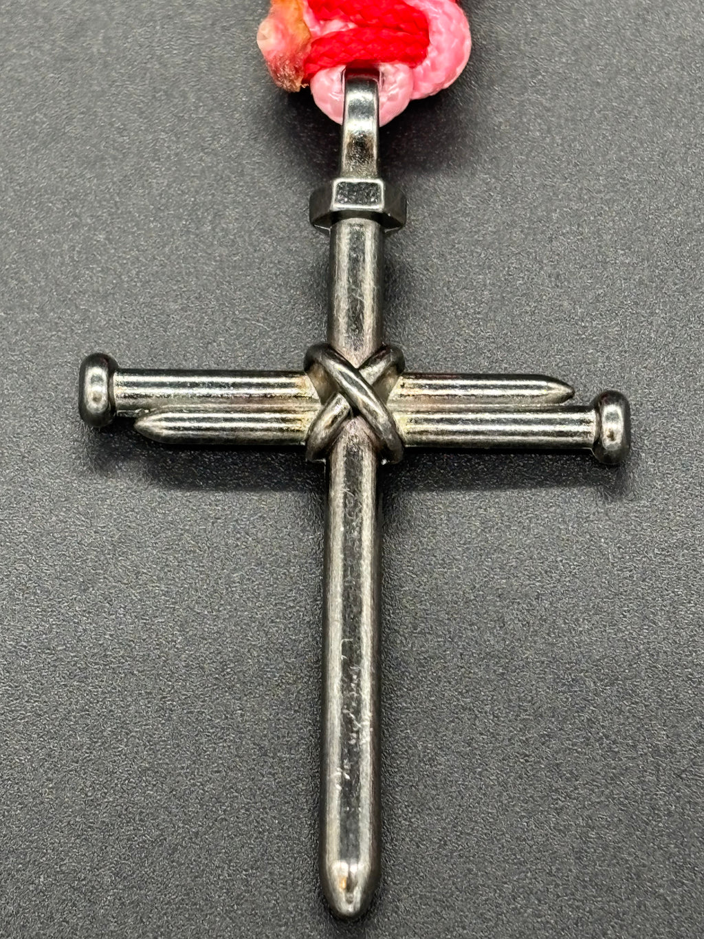 Cross Keychain with Small Lobster Clasp