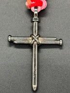 Cross Keychain with Small Lobster Clasp