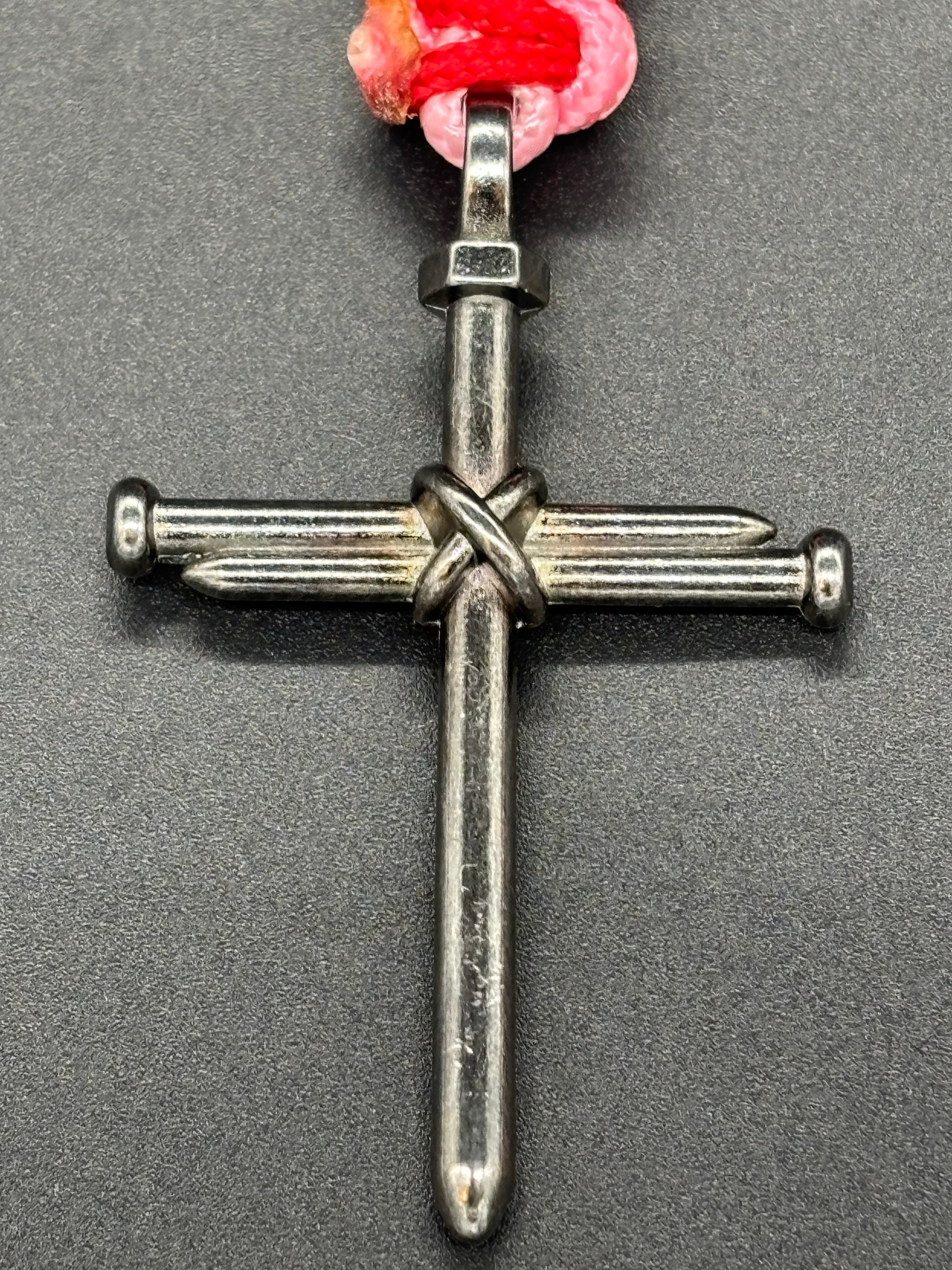Cross Keychain with Small Lobster Clasp