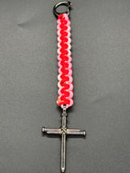 Cross Keychain with Small Lobster Clasp