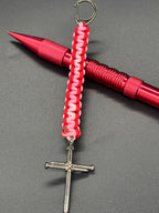 Cross Keychain with Small Lobster Clasp