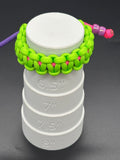 Cobra Adjustable Paracord Bracelet with Double Beads