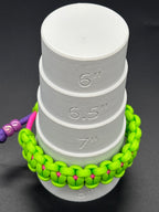 Cobra Adjustable Paracord Bracelet with Double Beads