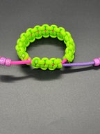 Cobra Adjustable Paracord Bracelet with Double Beads