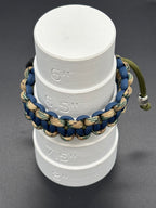 Cobra Adjustable Paracord Bracelet with Rune Beads
