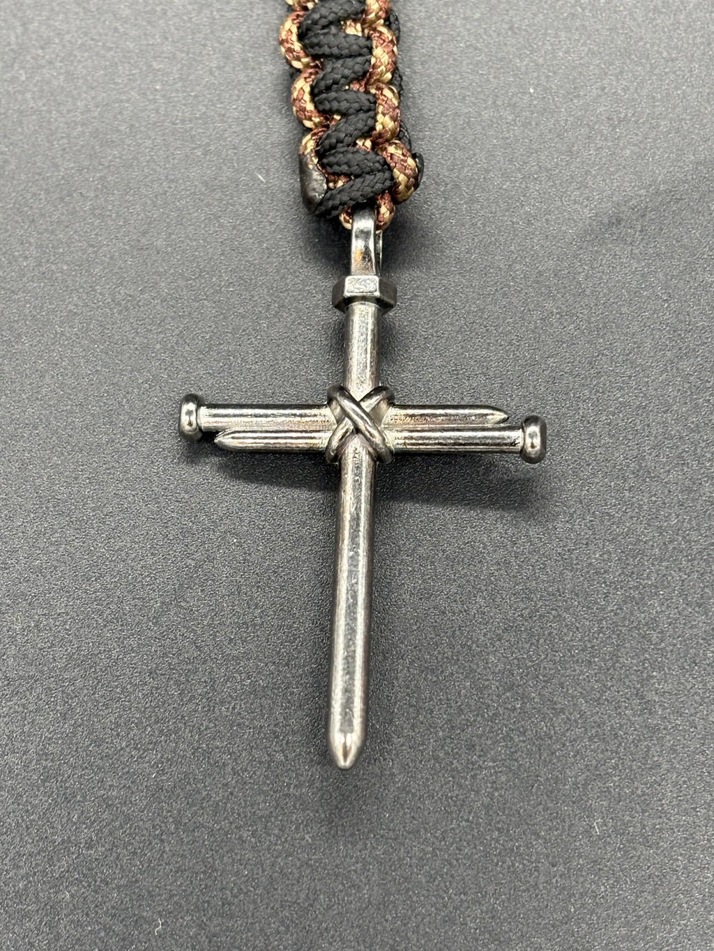 Cross Keychain with Small Lobster Clasp