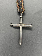 Cross Keychain with Small Lobster Clasp