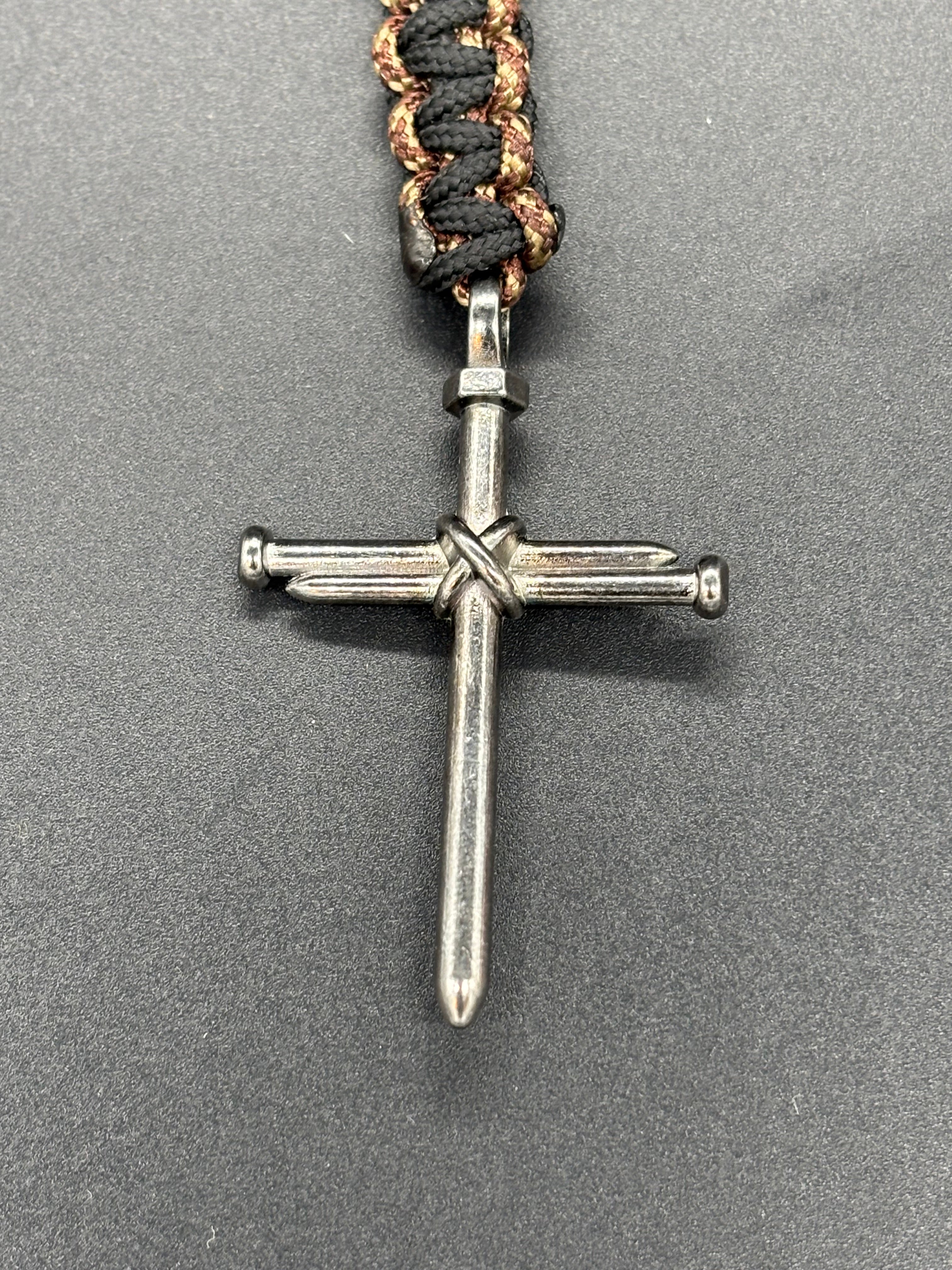 Cross Keychain with Small Lobster Clasp