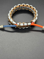 Cobra Adjustable Paracord Bracelet with Rune Beads