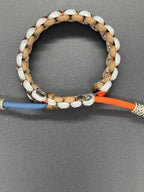 Cobra Adjustable Paracord Bracelet with Rune Beads