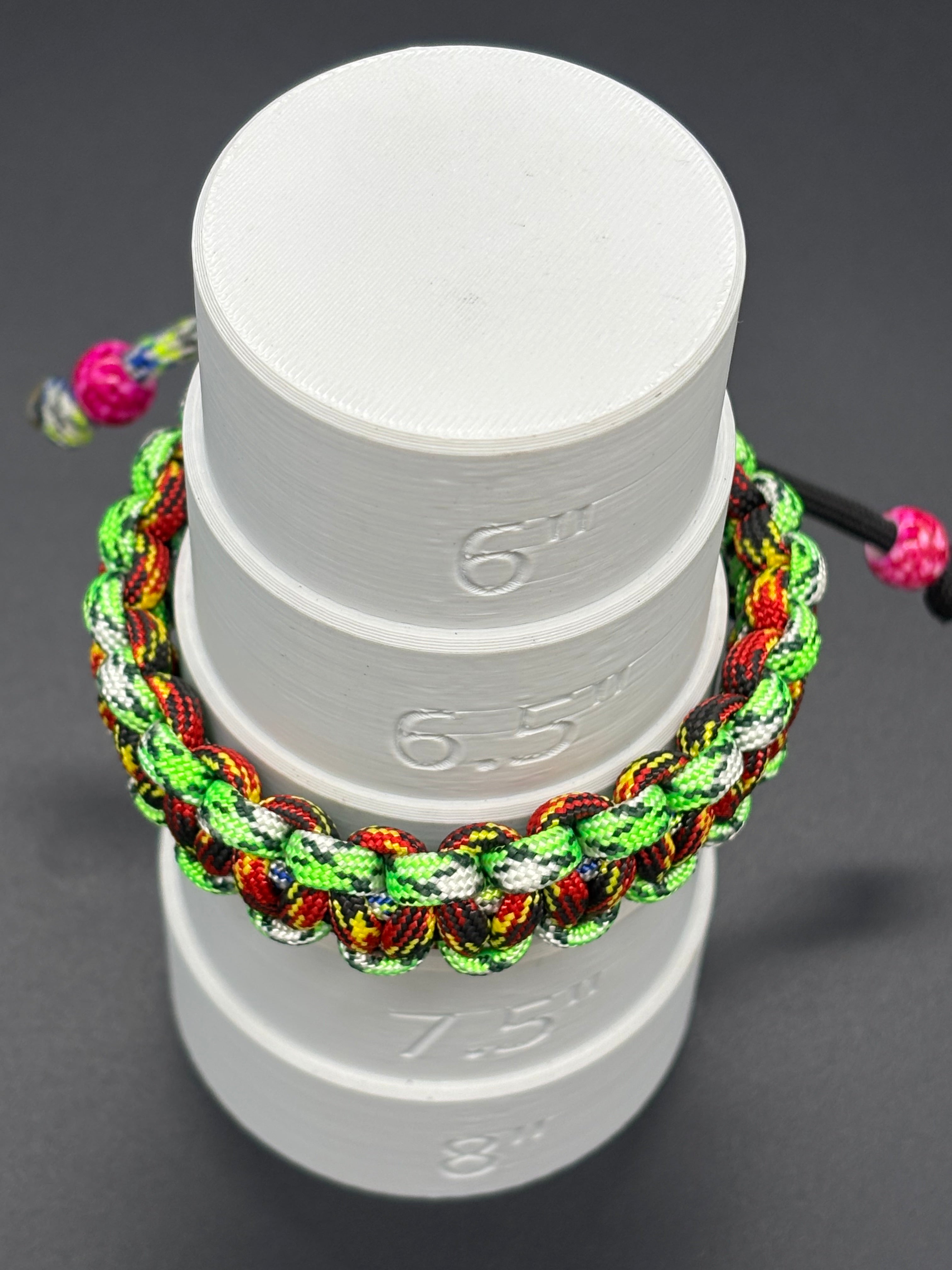 Cobra Adjustable Multi-Colored Paracord Bracelet