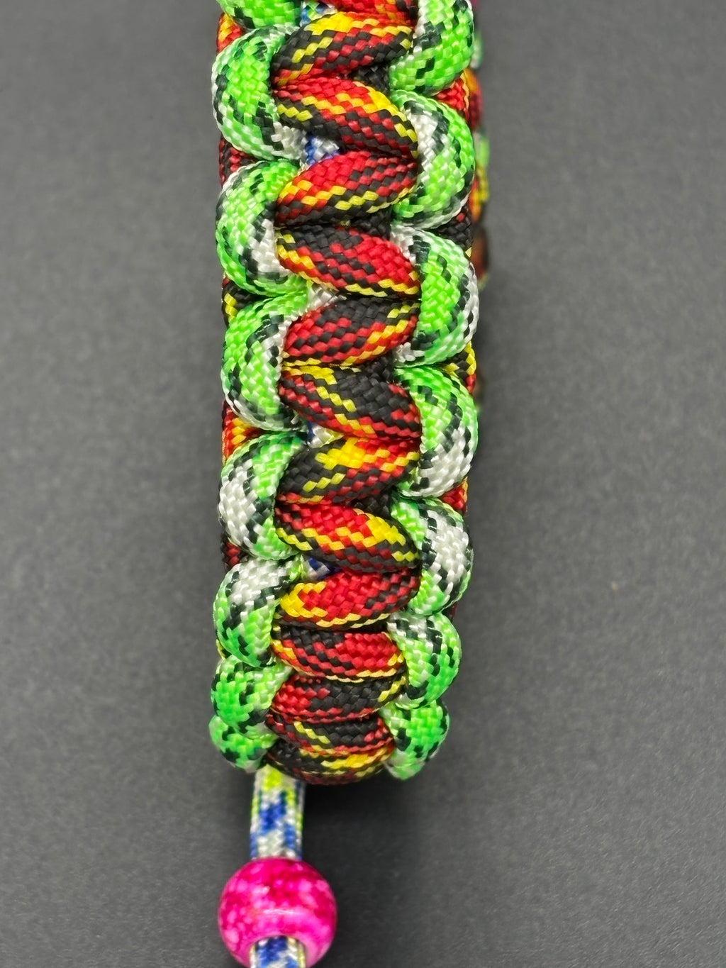 Cobra Adjustable Multi-Colored Paracord Bracelet
