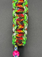 Cobra Adjustable Multi-Colored Paracord Bracelet