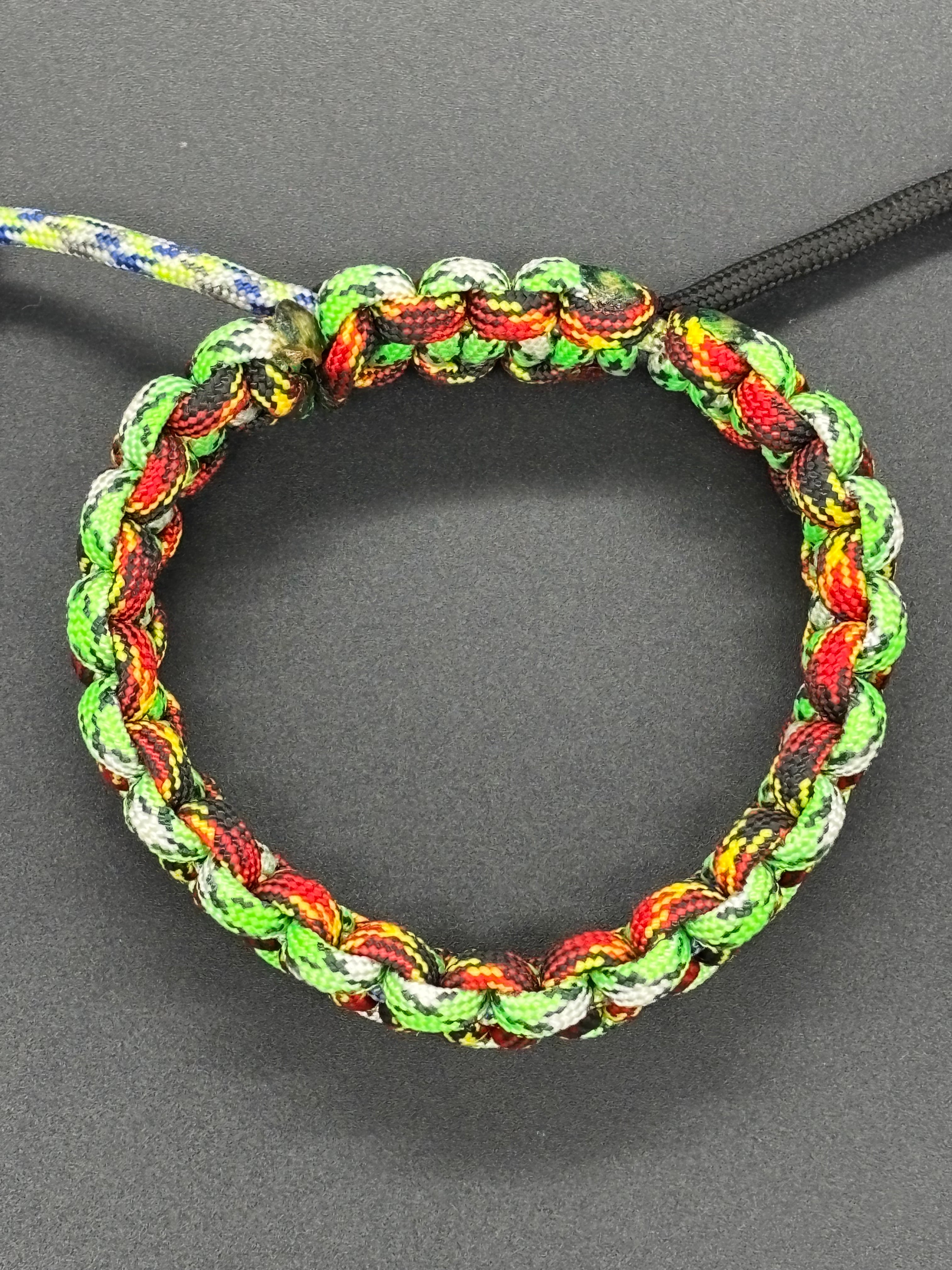Cobra Adjustable Multi-Colored Paracord Bracelet