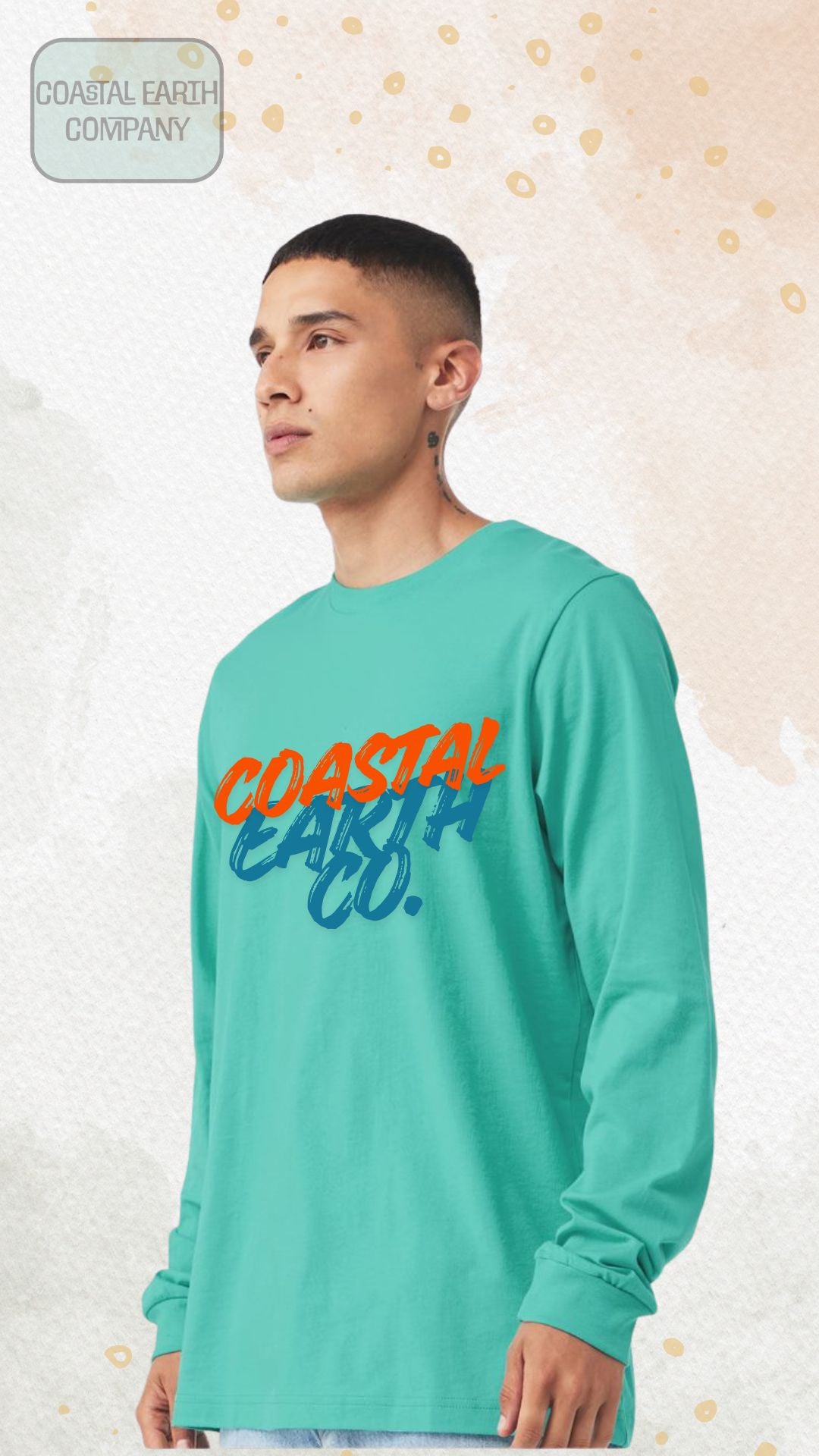 Coastal Earth Jersey Long Sleeve Tee