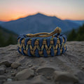 Handmade Cobra Quiver Paracord Bracelet – Adjustable Knot Clasp