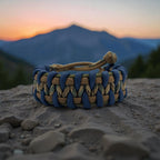 Handmade Cobra Quiver Paracord Bracelet – Adjustable Knot Clasp