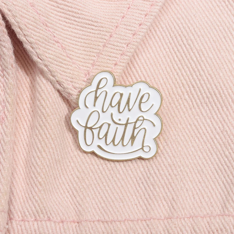 Faith Inspirational Enamel Pin