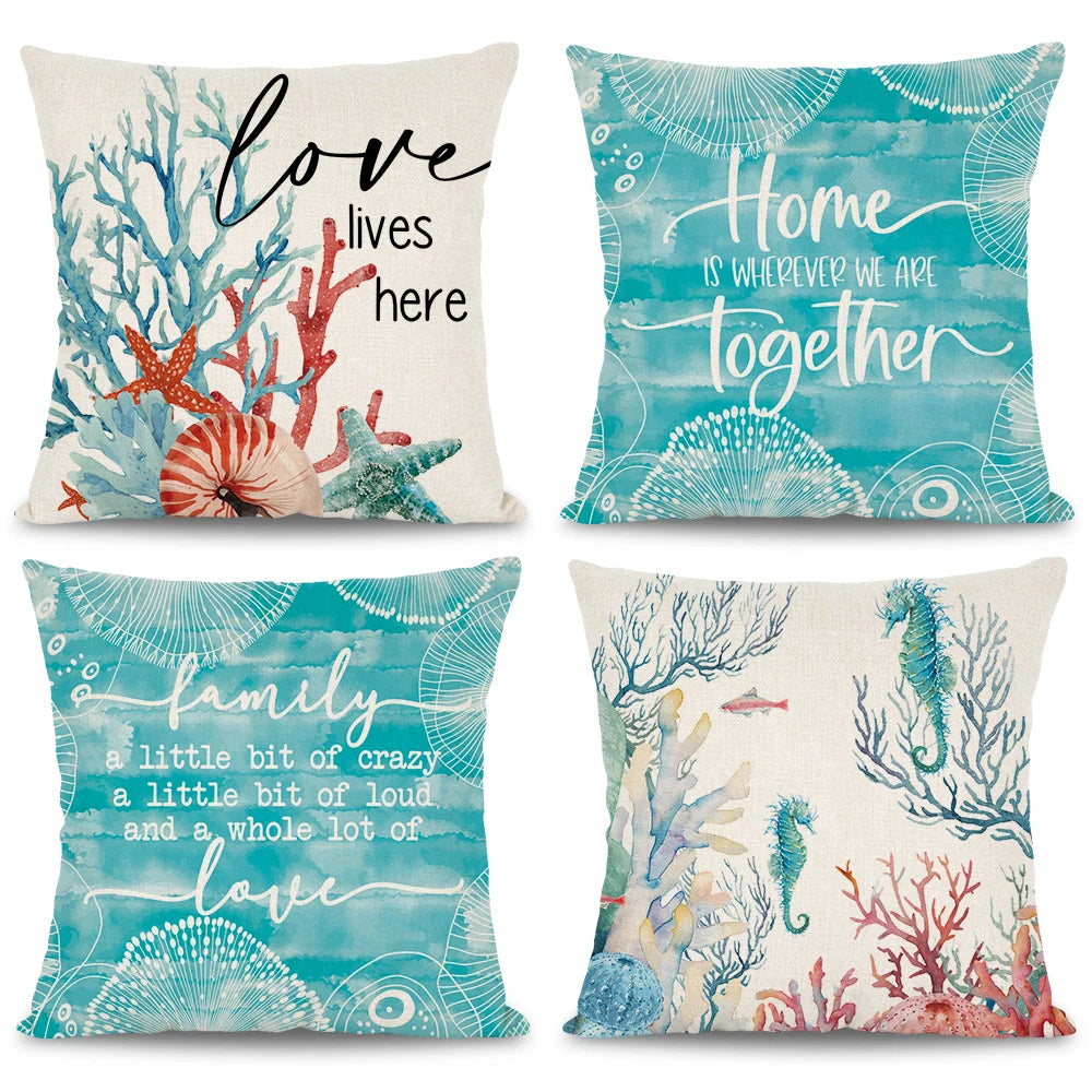 Ocean Beach Decoration Pillowcase