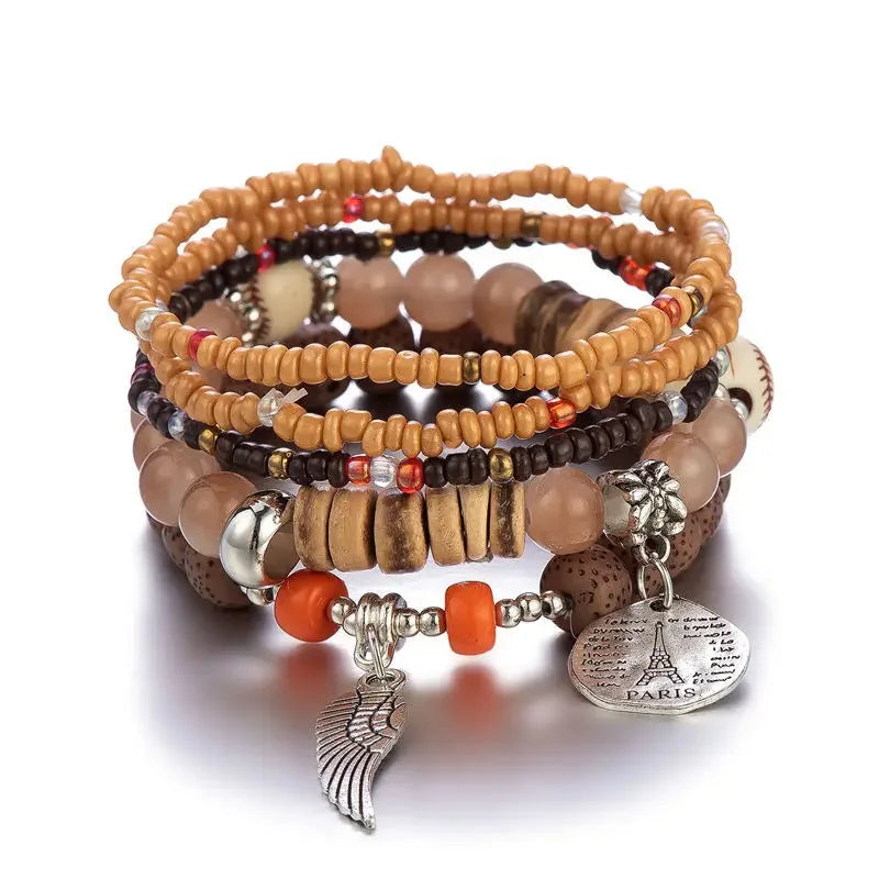 Boho Tree Of Life Bracelet Set