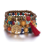 Boho Tree Of Life Bracelet Set