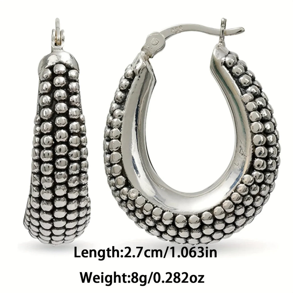 Coastal Earth Bali Style Hoop Earrings