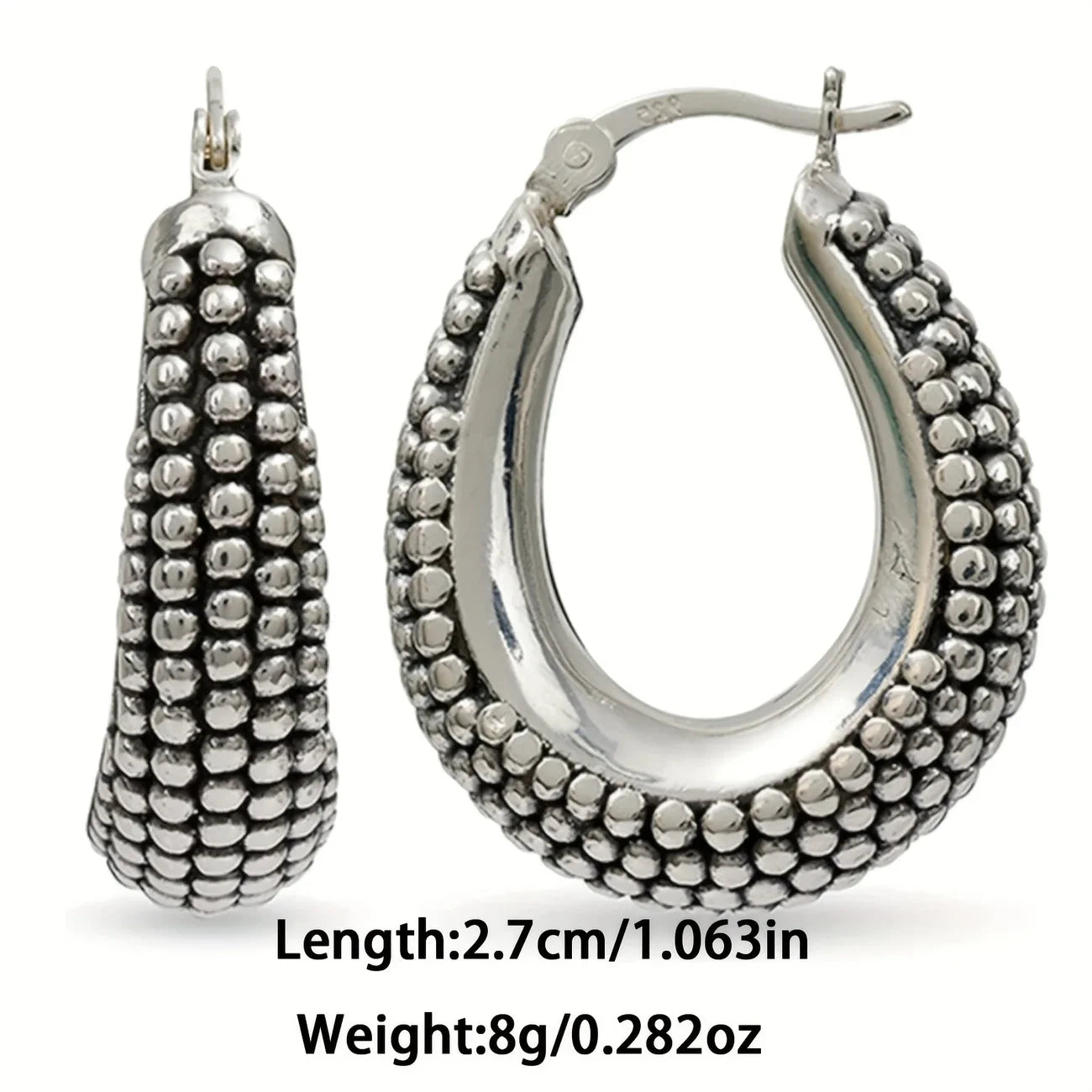 Coastal Earth Bali Style Hoop Earrings